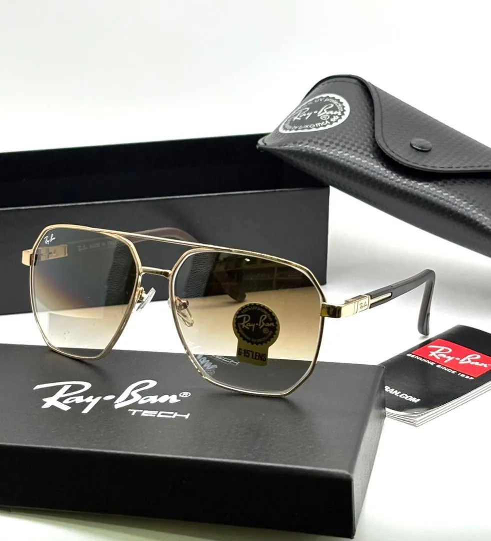 Executive gold eyewear frame